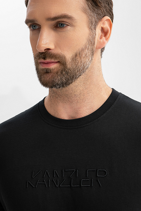 Футболка из хлопка, цвет Черный