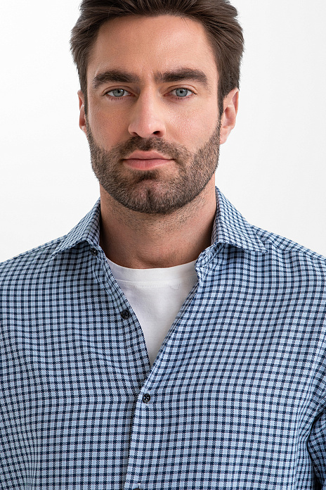 Сорочка из хлопка, цвет Голубой