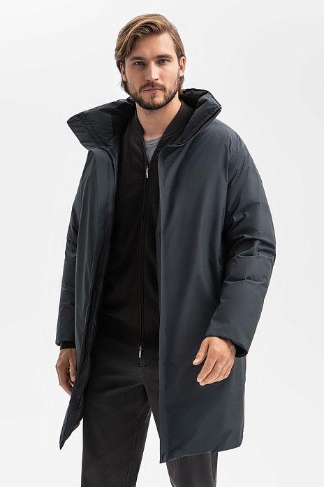 Пуховик с водоотталкивающей обработкой, цвет Графит