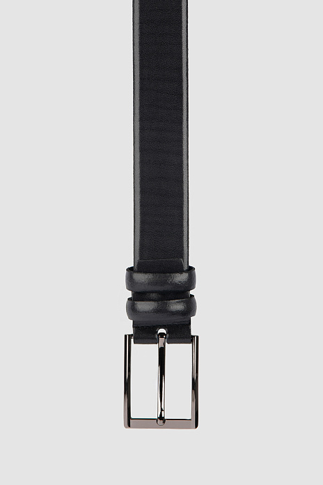 Ремень из натуральной кожи, цвет Черный