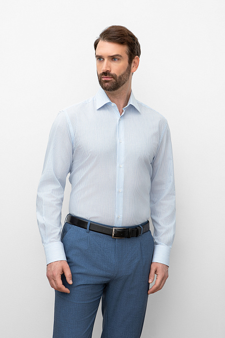 Сорочка из хлопка, цвет Голубой светлый