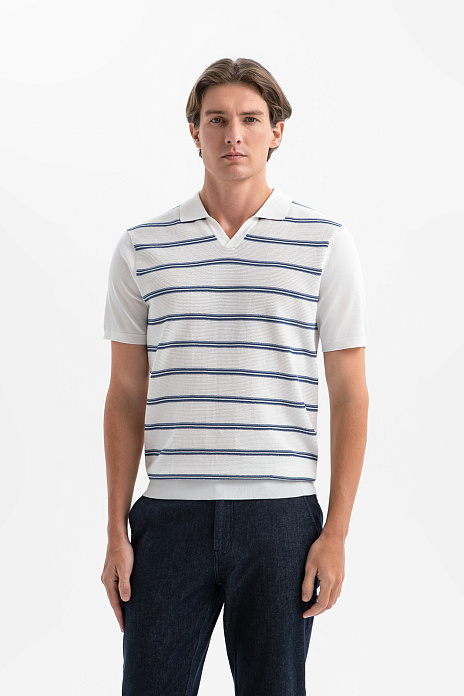 Поло из хлопка, цвет Белый