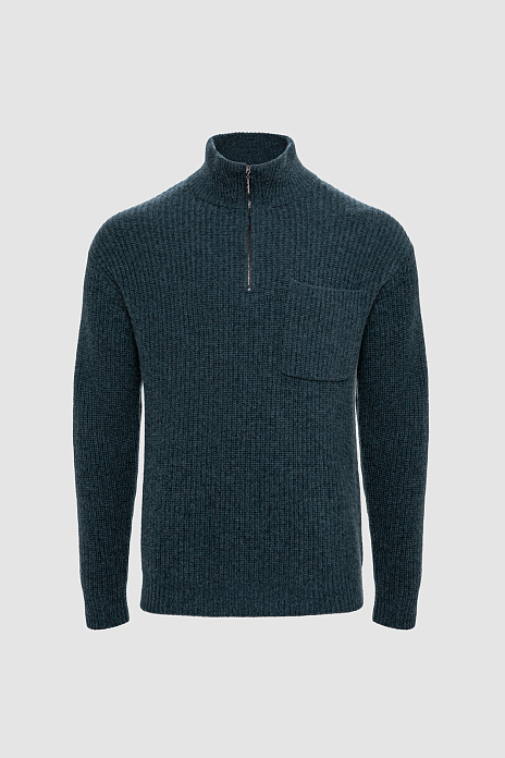 Свитер из кашемира, лимитированная коллекция, цвет Зеленый темный