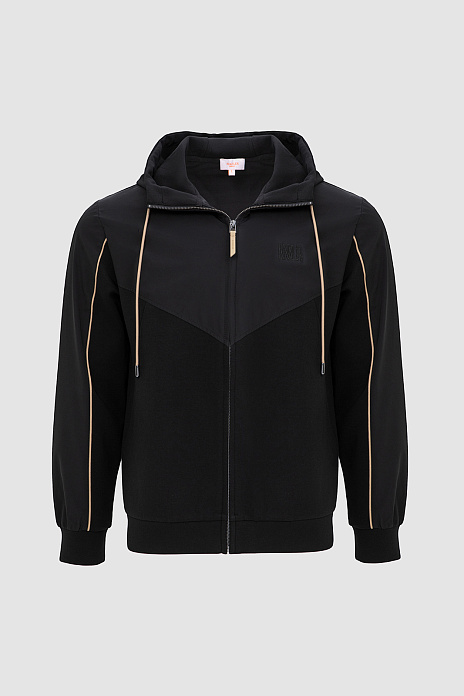 Толстовка на молнии, цвет Черный