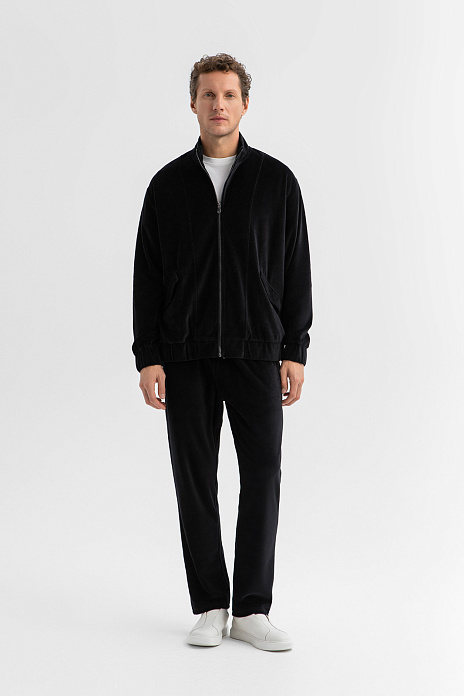 Брюки спортивные из хлопка, цвет Черный