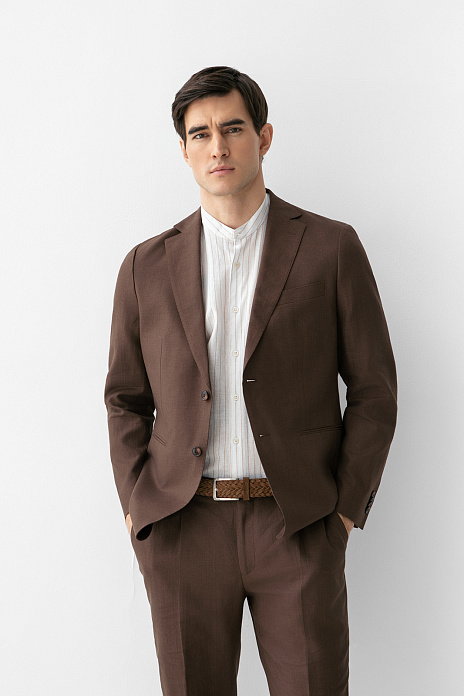 Костюм изо льна и хлопка, цвет 