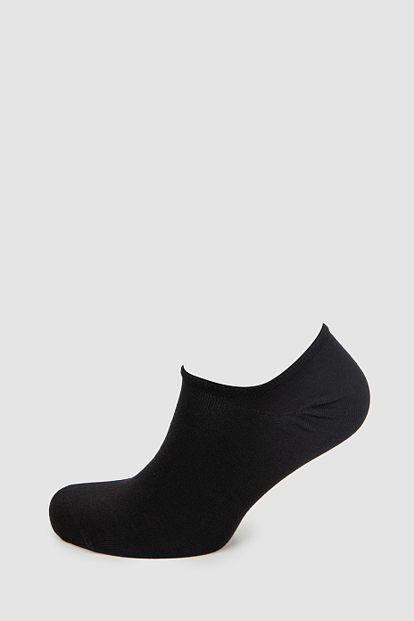 Носки короткие из хлопка, цвет Черный