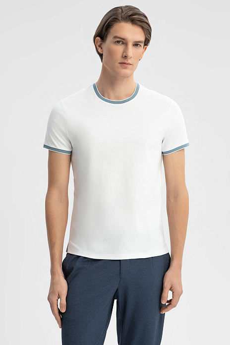 Футболка из мерсеризованного хлопка, цвет Белый