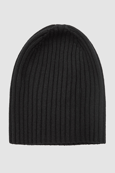 Шапка из шерсти и кашемира, цвет Черный