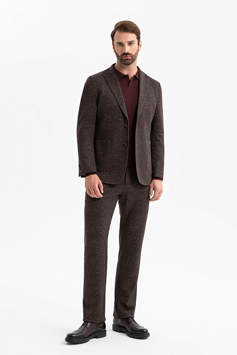 Костюм с эффектом меланжа, цвет 