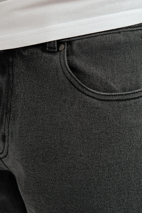 Джинсы прямого силуэта, цвет Серый