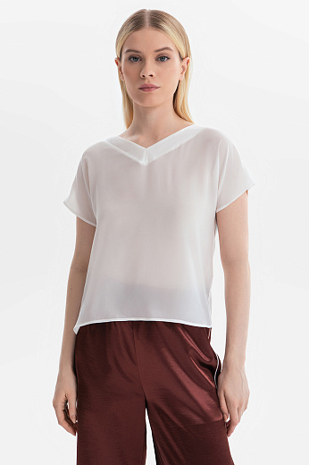 Футболка из шелка