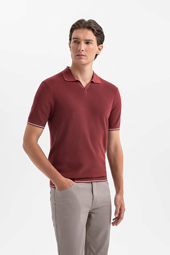 Поло из хлопка Пима