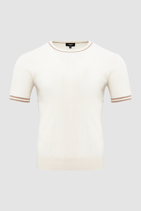 Джемпер из хлопка, цвет Молочный