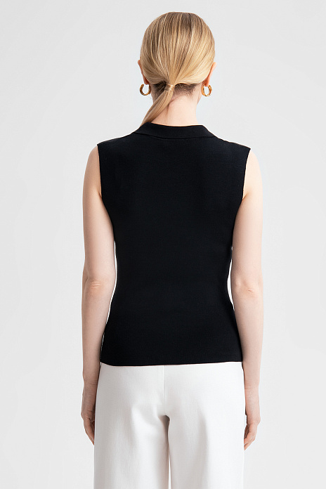 Поло из хлопка, цвет Черный