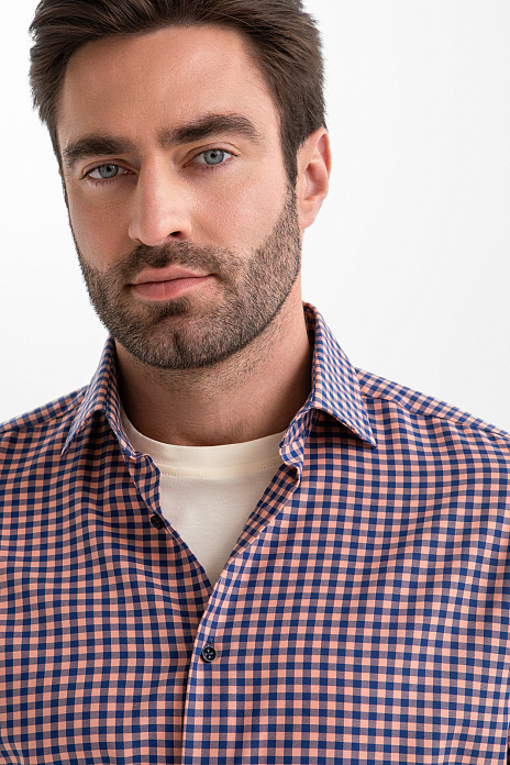 Сорочка из хлопка, цвет Оранжевый