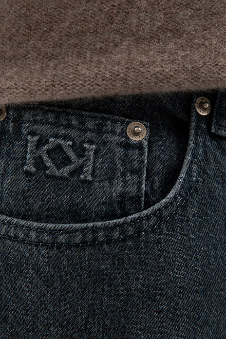 Джинсы свободного силуэта, цвет Голубой