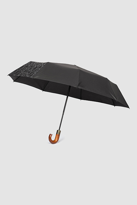 Черный зонт автоматический, цвет Черный