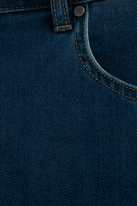 Джинсы прямого силуэта, цвет Голубой