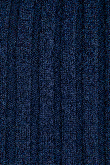 Шапка-бини из шерсти и кашемира, цвет Синий