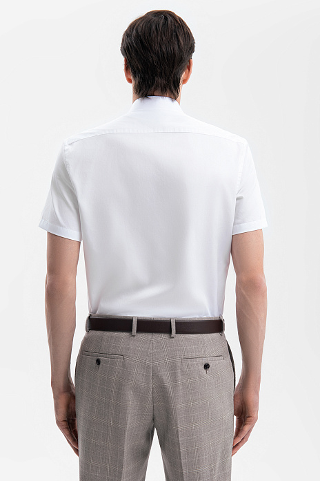 Сорочка с коротким рукавом из хлопка, цвет Белый