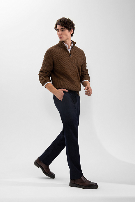 Джинсы прямого силуэта, цвет Синий темный