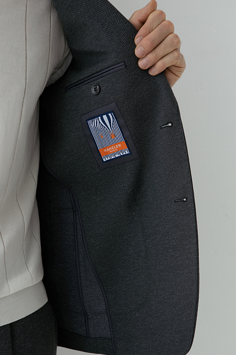 Пиджак однобортный, цвет Серый