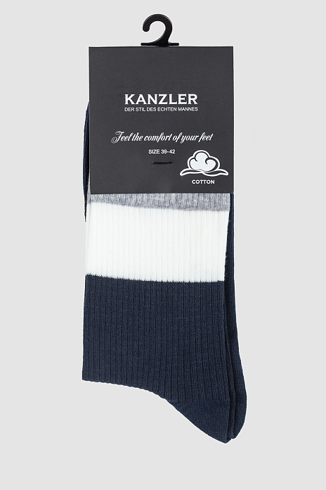 Носки из хлопка, цвет Синий темный