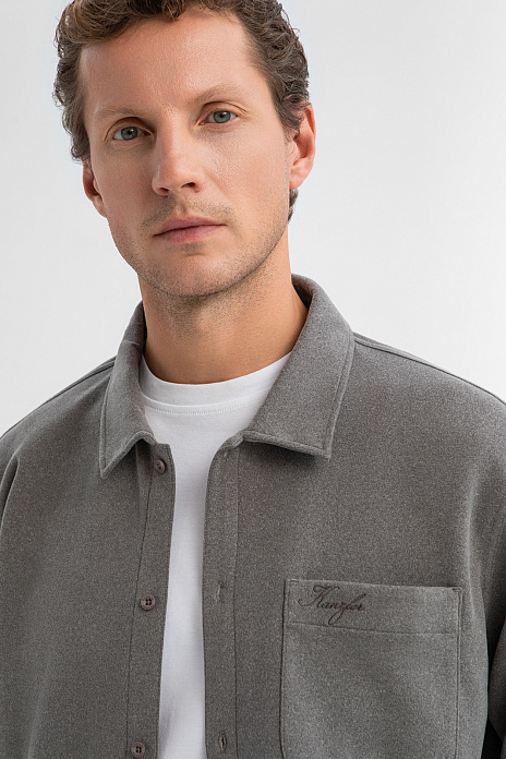 Сорочка пижамная, цвет Серый