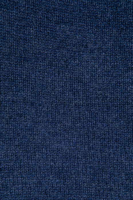 Шапка-бини из шерсти и кашемира, цвет Синий меланж