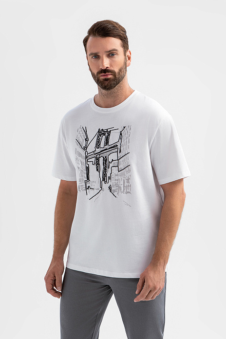 Футболка из хлопка, цвет Белый