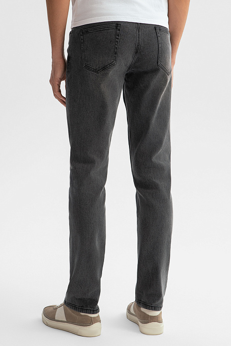 Джинсы прямого силуэта, цвет Серый