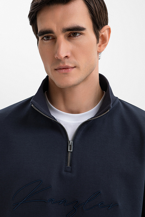 Толстовка с логотипом, цвет Синий