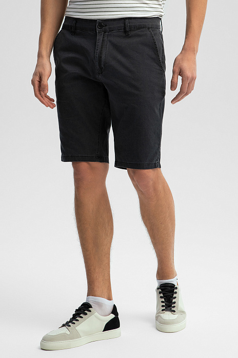 Джинсовые шорты-бермуды, цвет Серый темный