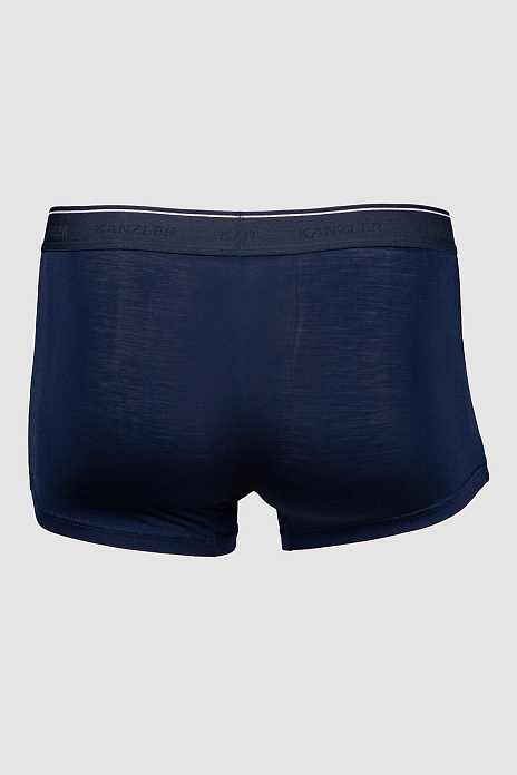 Боксеры из бамбука, цвет Синий темный