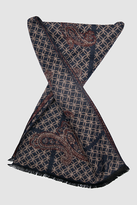 Кашне, цвет Синий темный