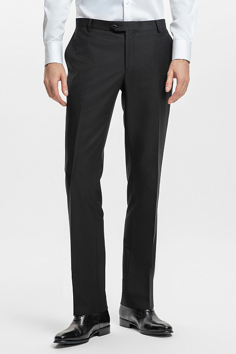 Брюки классические под смокинг, цвет Черный
